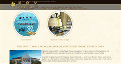 Desktop Screenshot of maplepalace.com